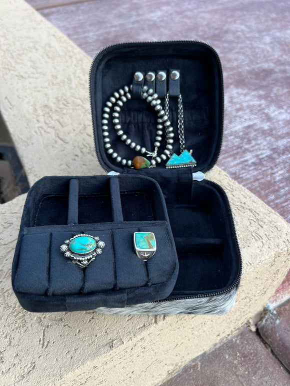 Hair On Hide Jewelry Box