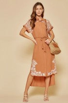 Amber Embroidered Dress